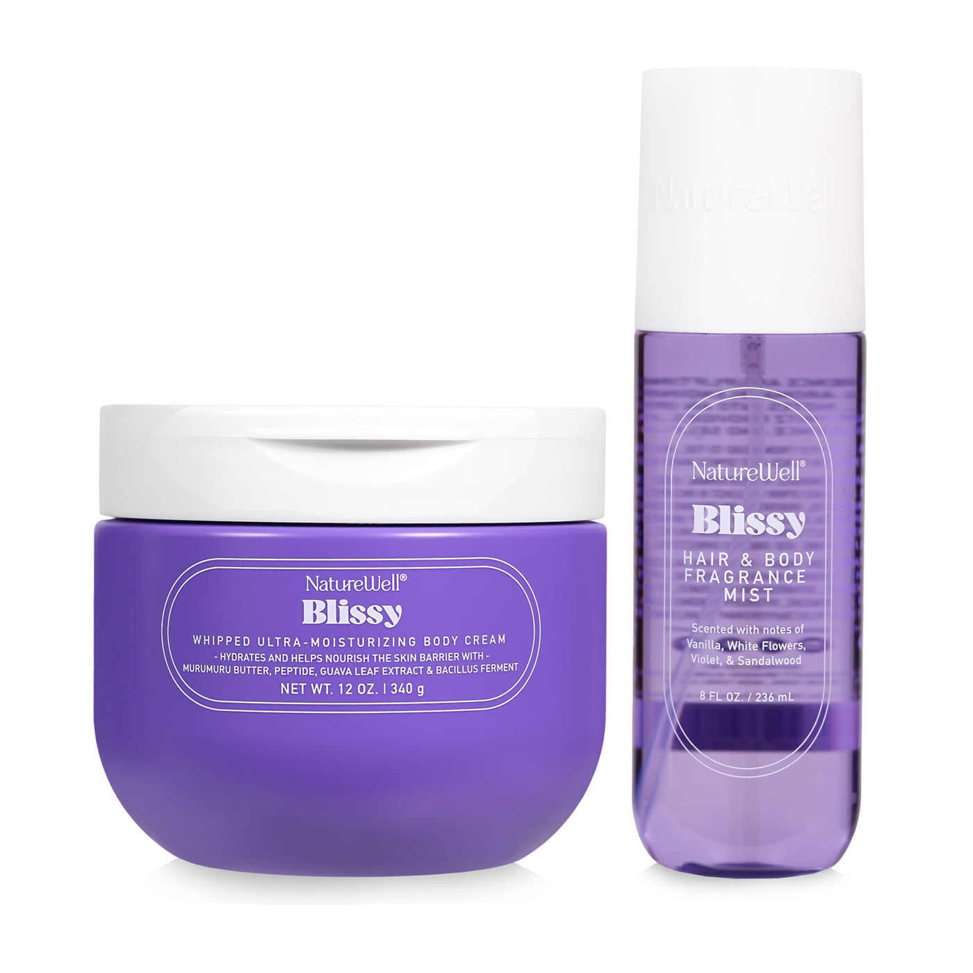 Blissy Body Cream & Fragrance Mist Duo