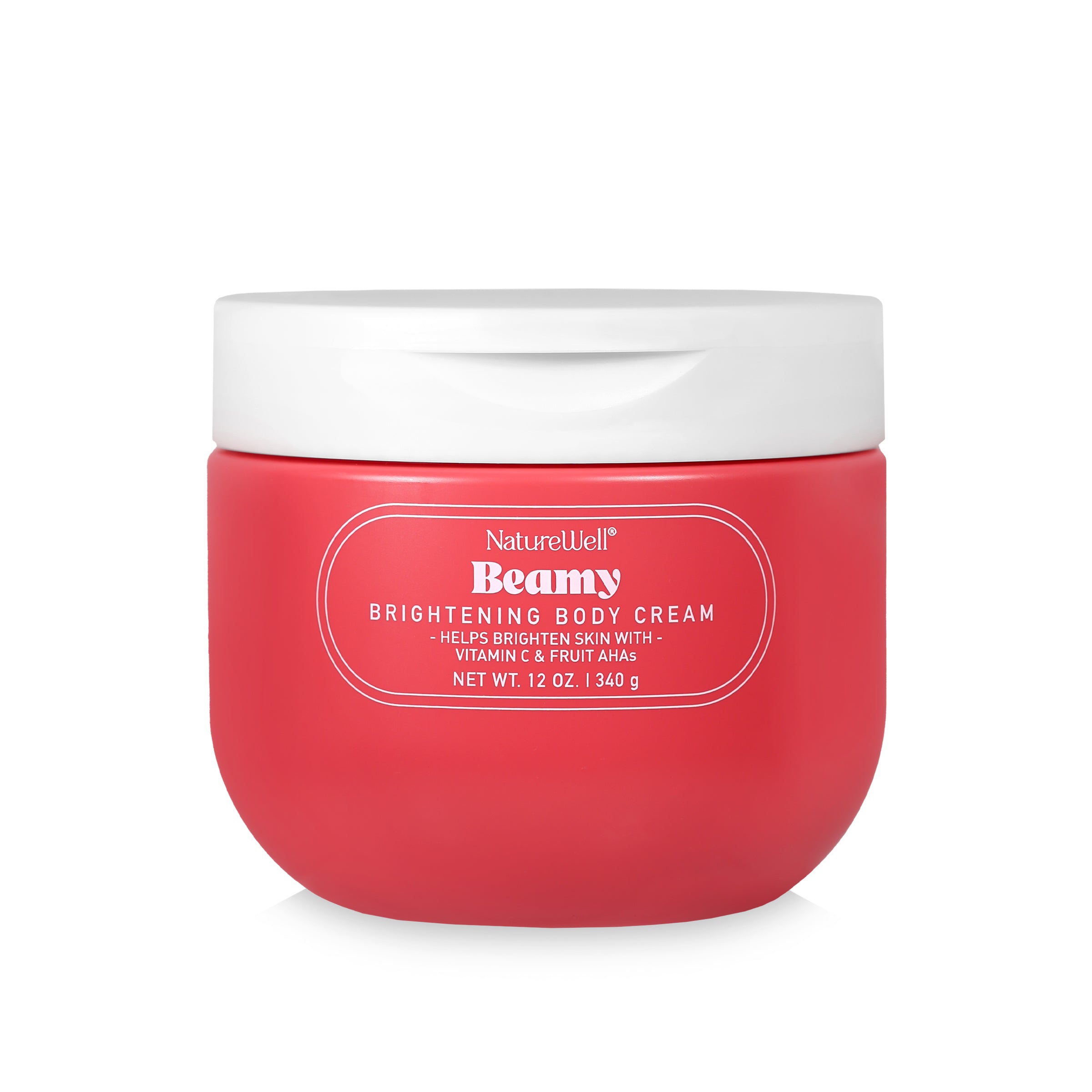 Jar of NatureWell Beamy Brightening Body Cream