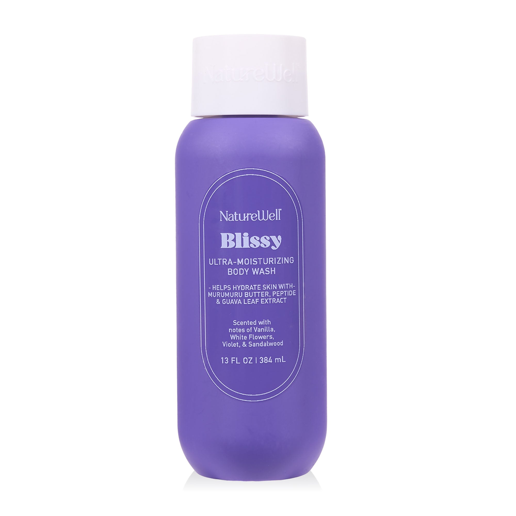 Jar of NatureWell Blissy Ultra-Moisturizing Body Wash on a white background