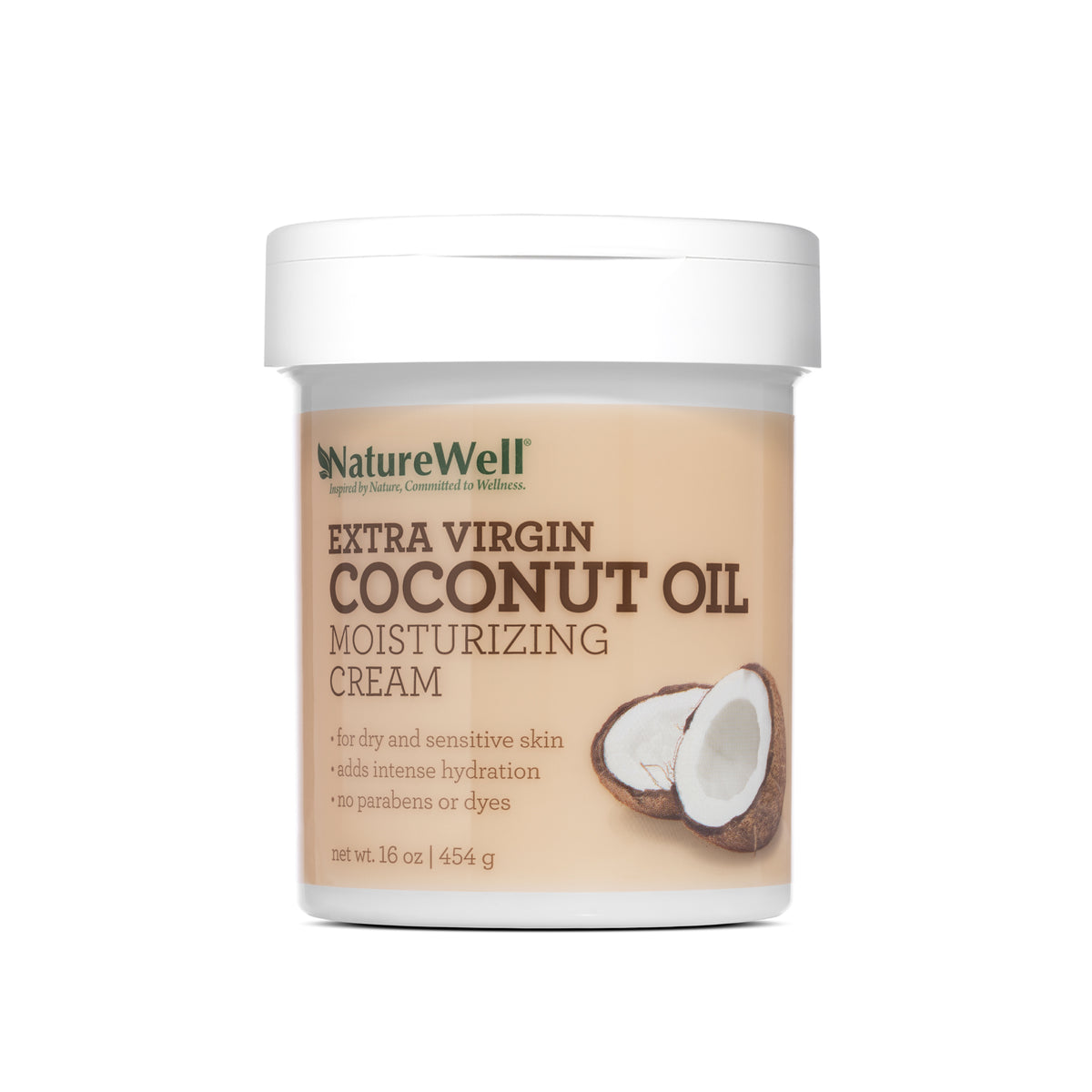 Extra Virgin Coconut Oil Moisturizing Cream Naturewell Official Site