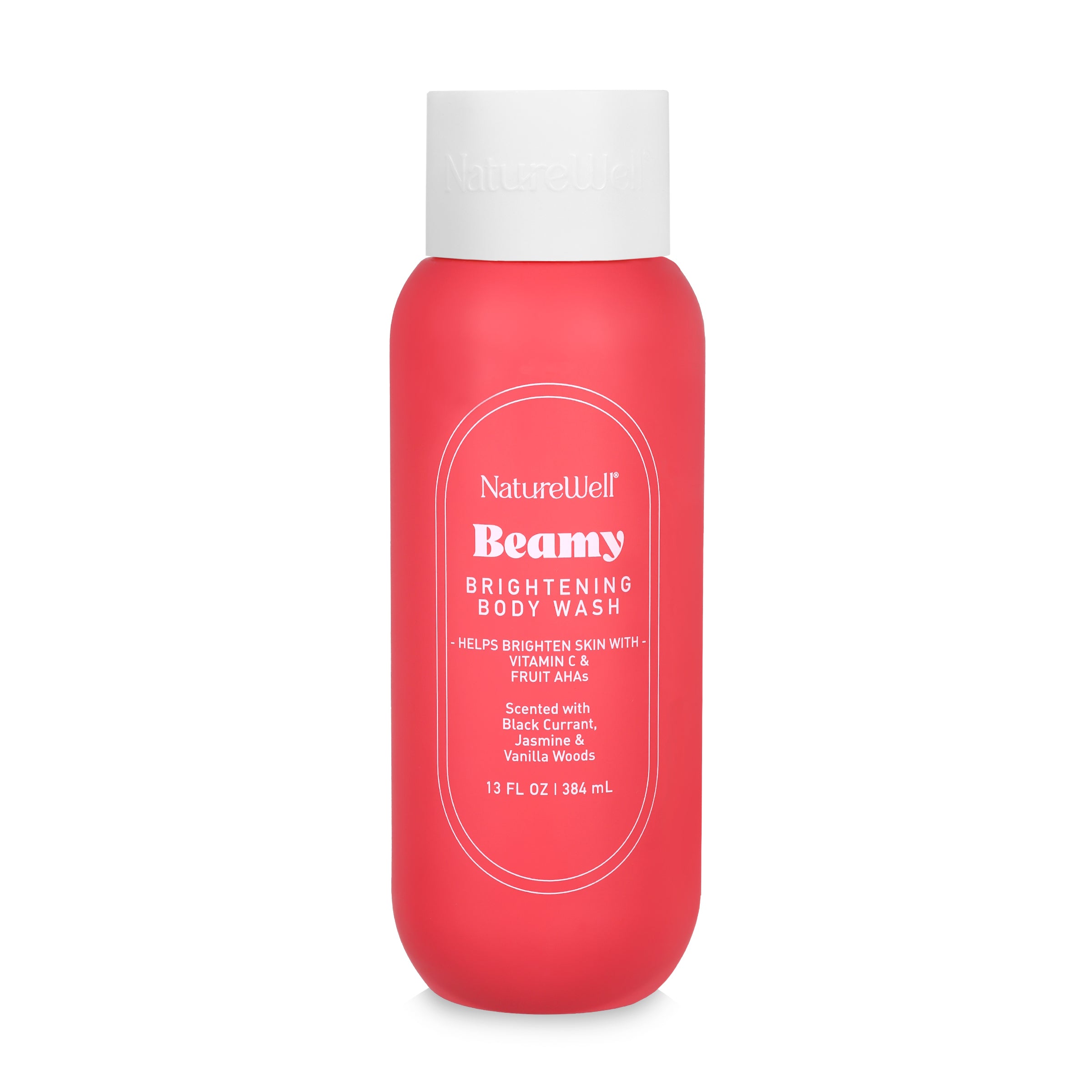 Bottle of NatureWell Beamy Brightening Body Wash