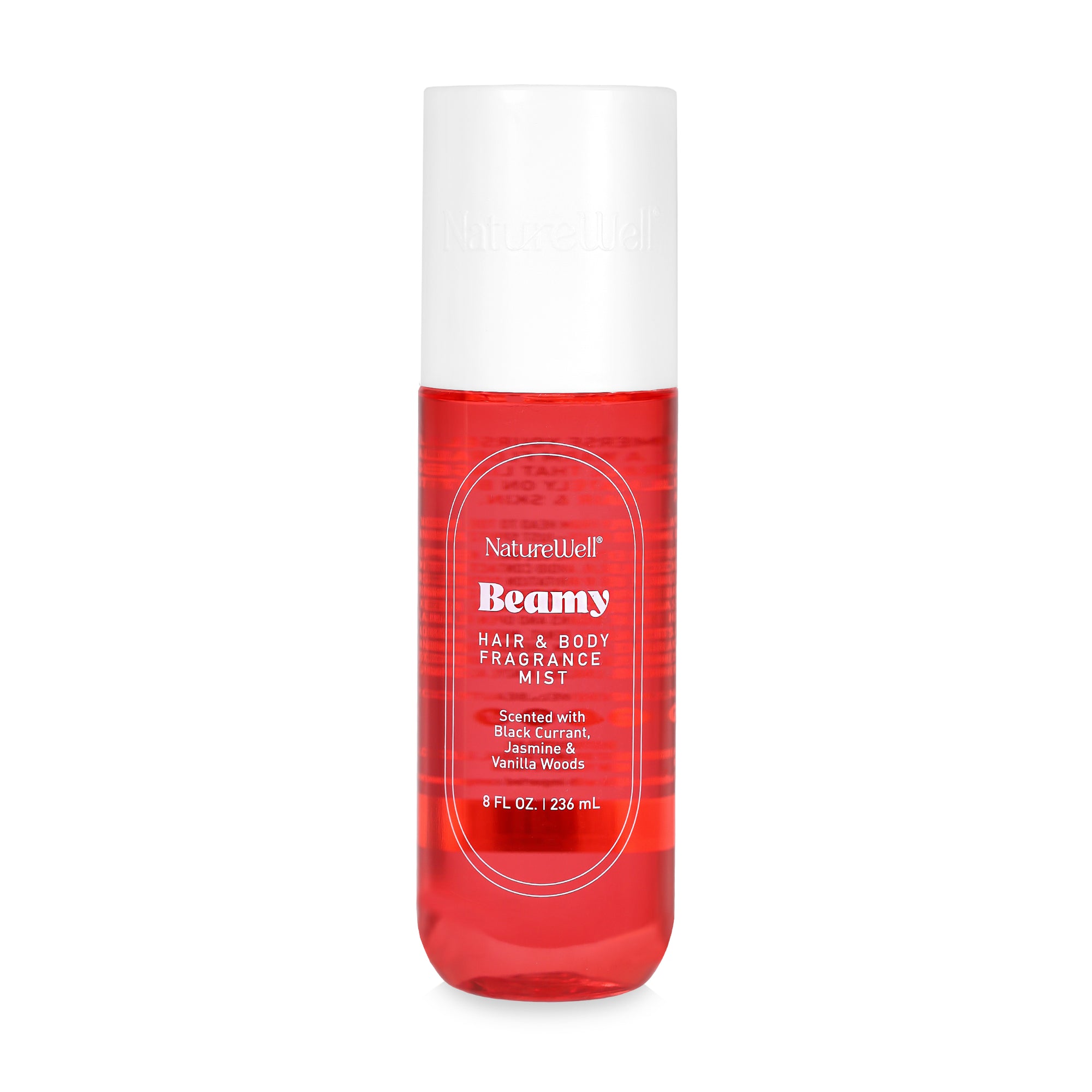 Bottle of NatureWell Beamy Hair & Body Fragrance Mist