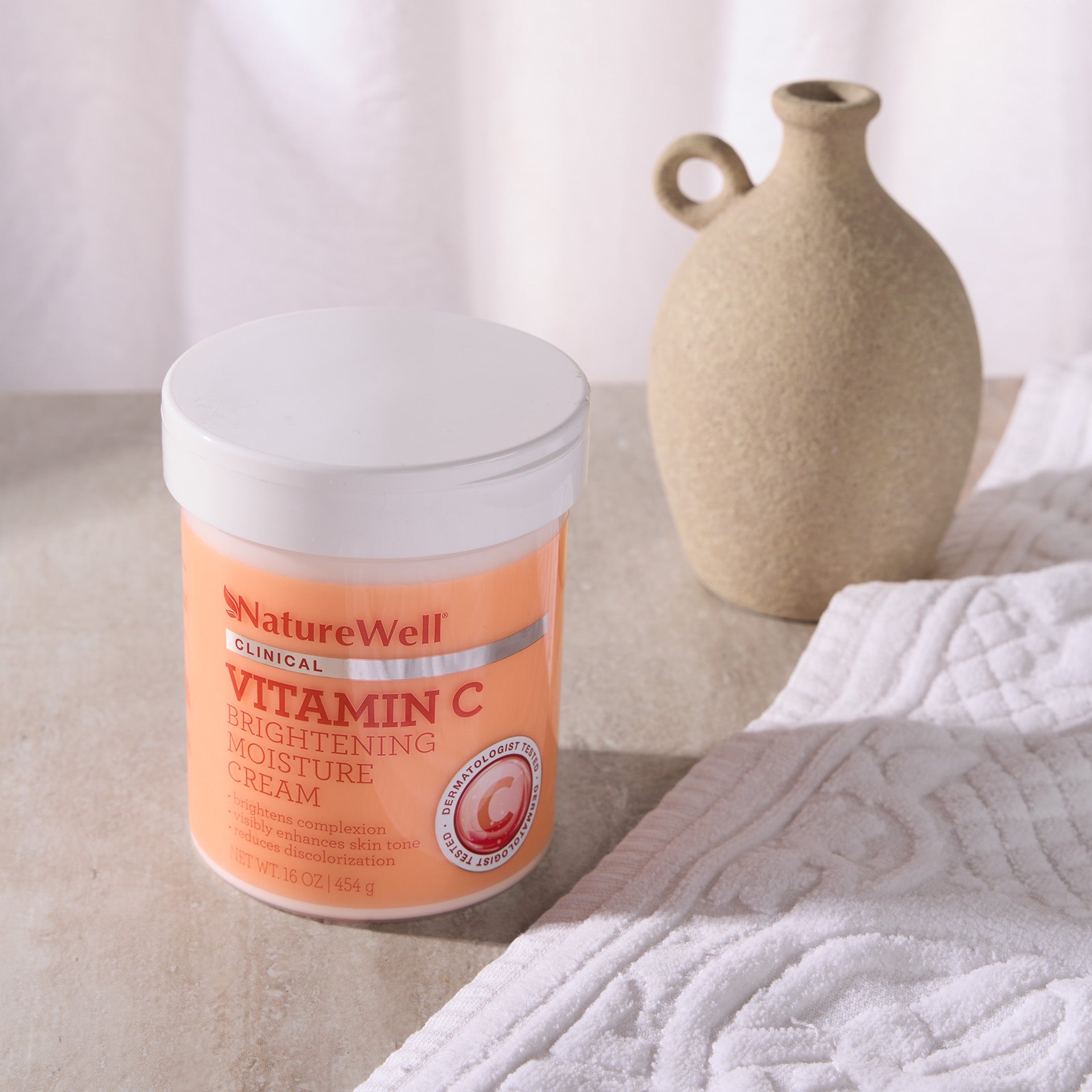 Clinical Vitamin C Brightening Moisturizing Cream, 16 Oz