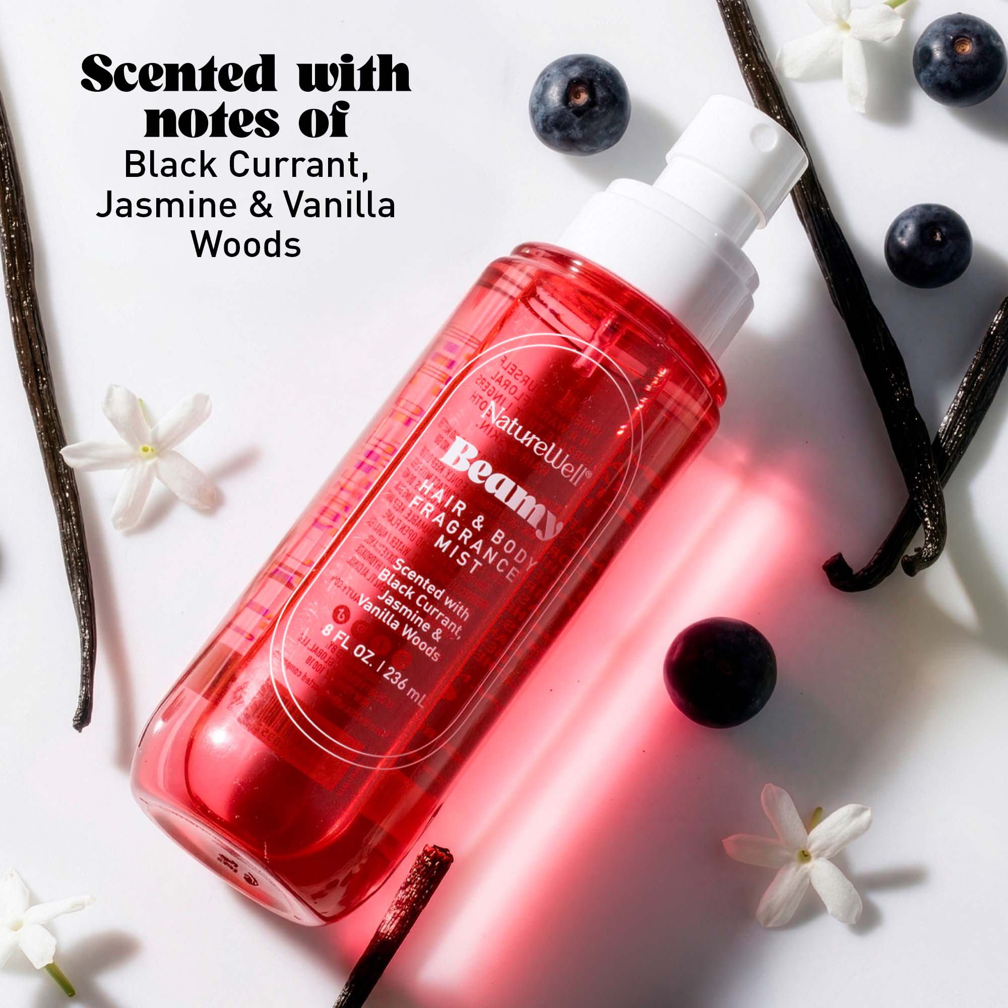 Naturewell beamy hair & body fragrance mist | long-lasting scent