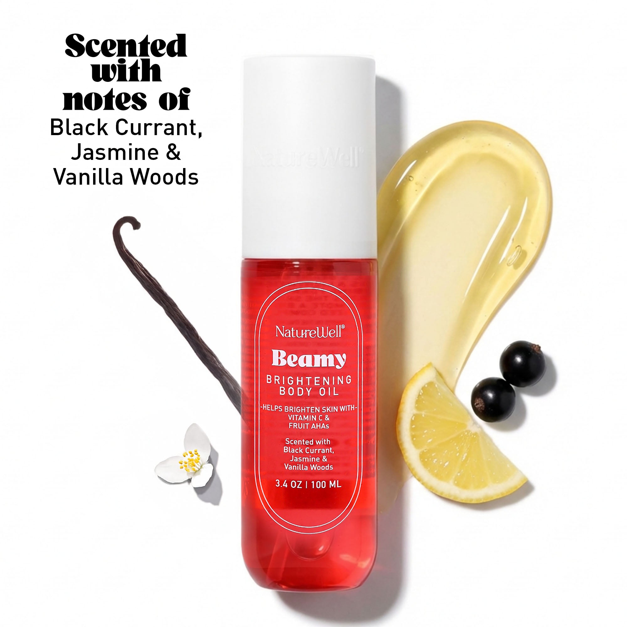NatureWell beamy brightening body oil