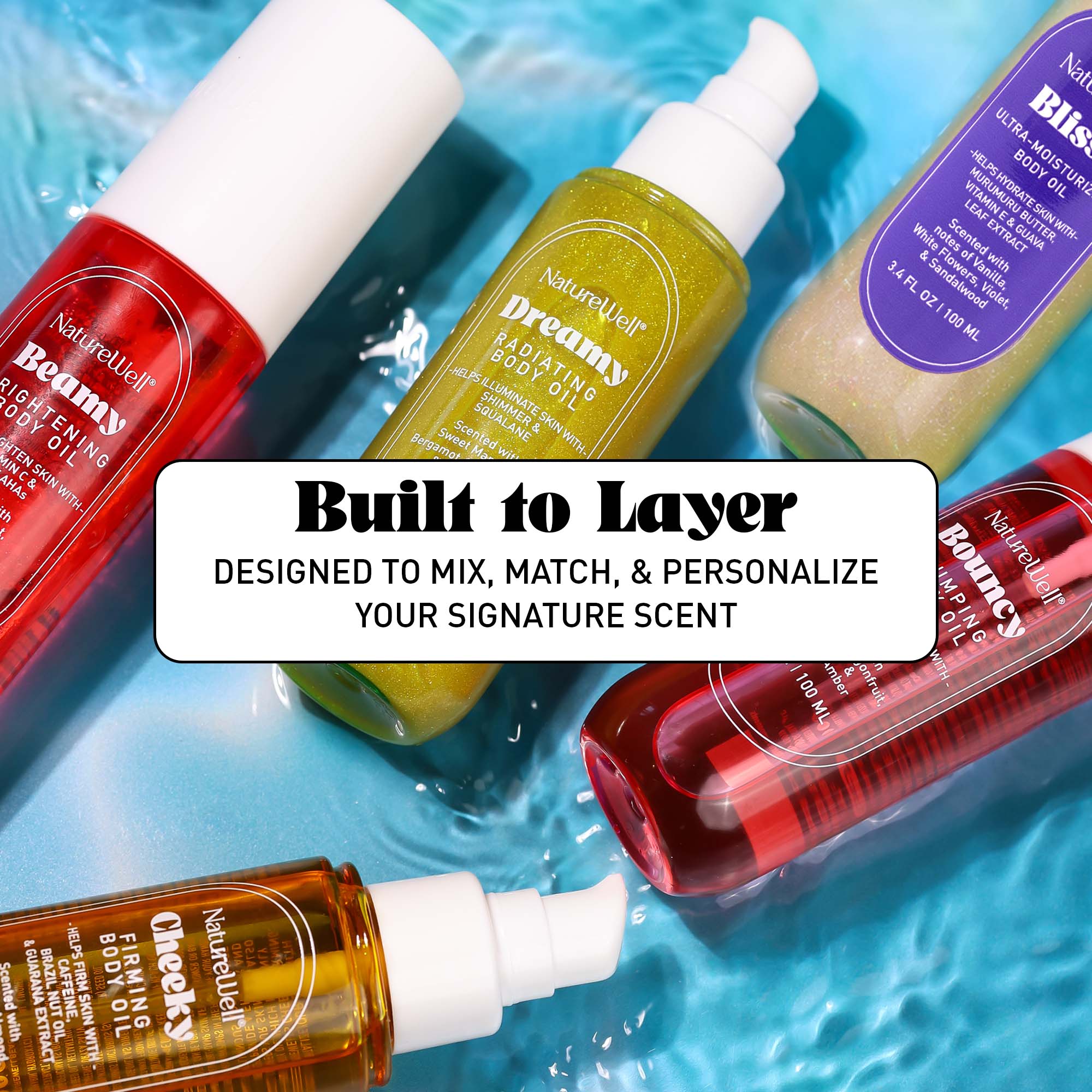 NatureWell bouncy plumping body oil