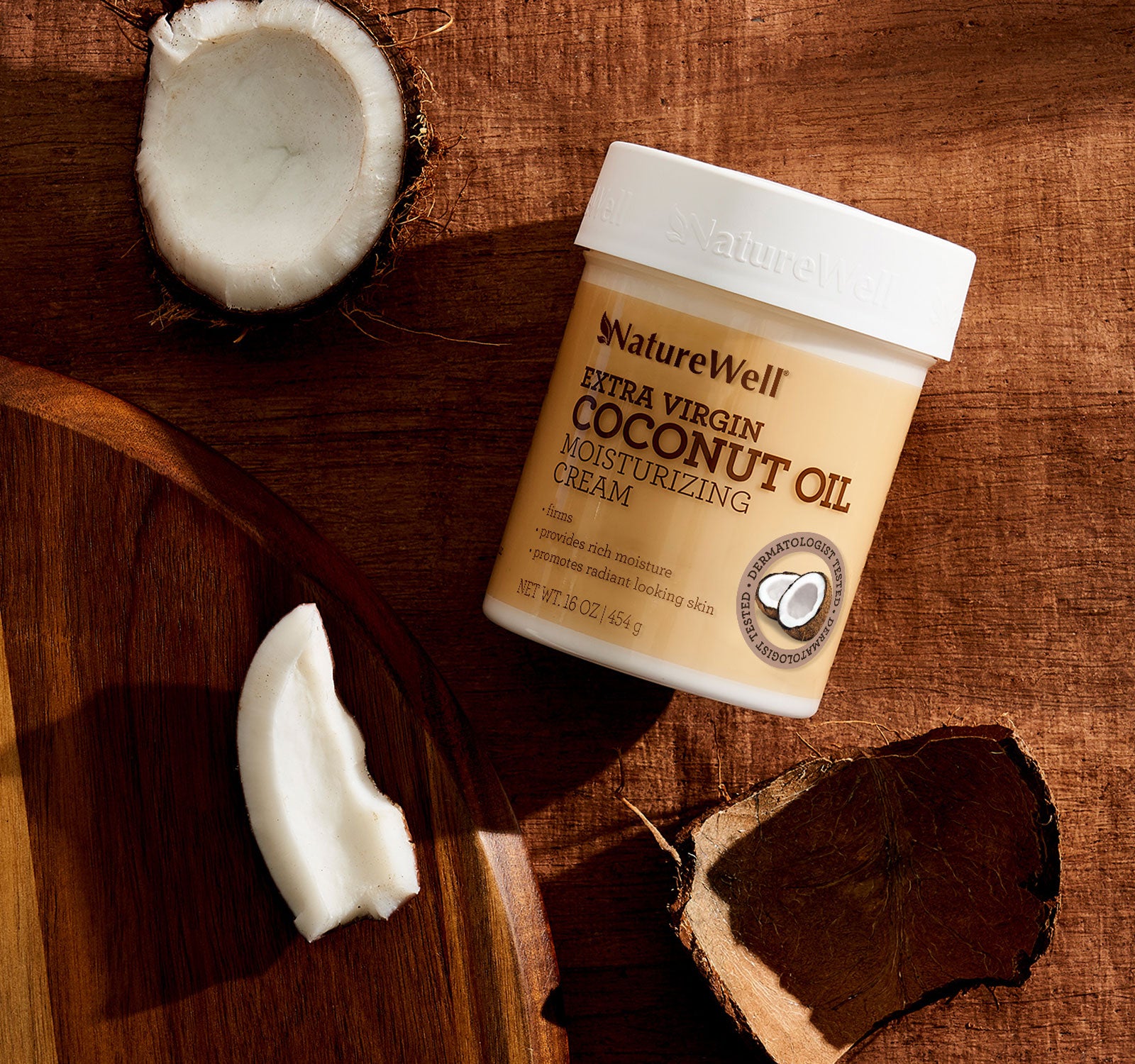 Moisturizing with coconut deals oil