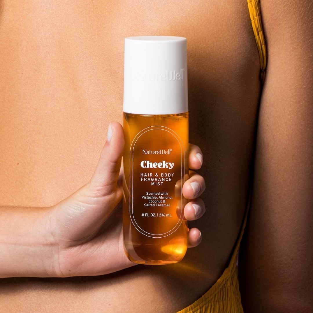 Naturewell cheeky body cream & fragrance mist | skin firming