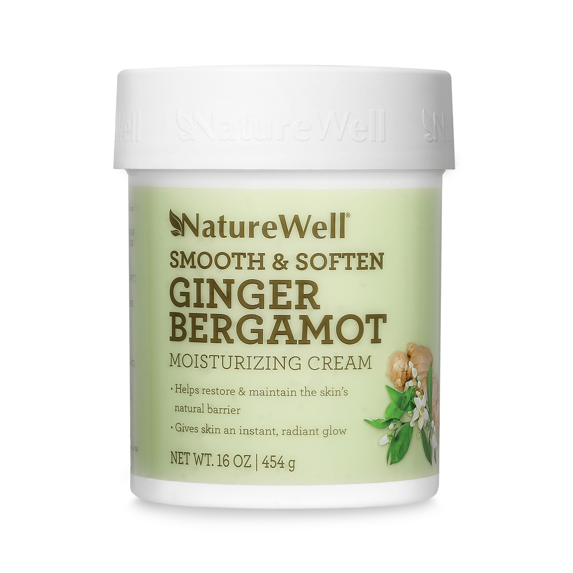 Naturewell smooth & soften ginger bergamot moisturizing cream