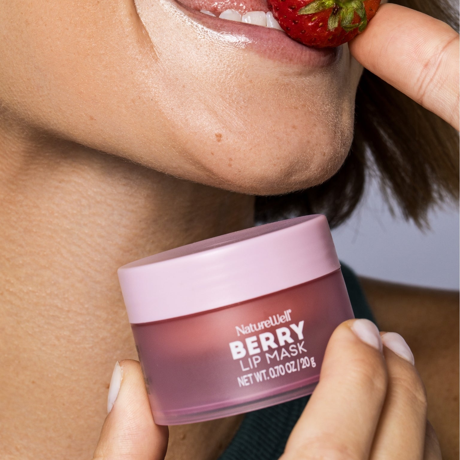 Naturewell berry moisturizing lip mask .70 oz | hydrating lip