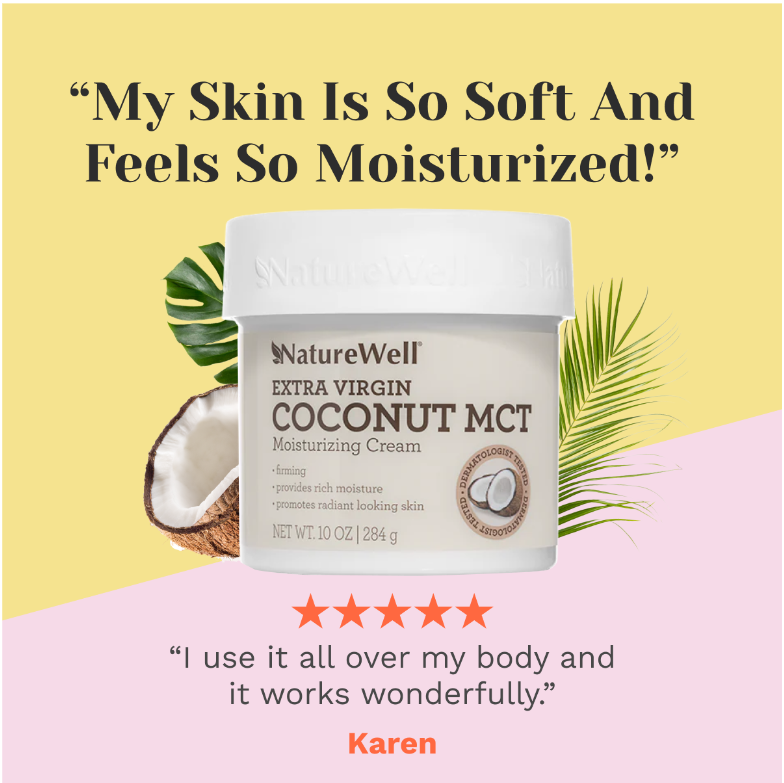 Clinical Extra Virgin Coconut MCT Moisture Cream, 10 Oz