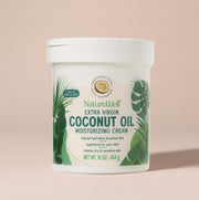 Extra Virgin Coconut Oil Light Moisturizing Cream, 16 Oz